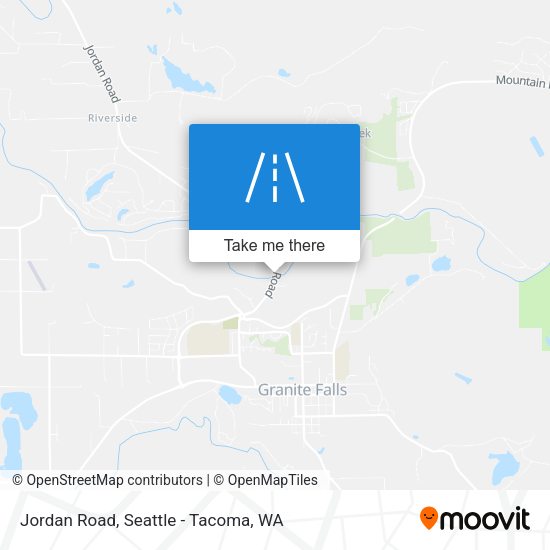 Mapa de Jordan Road