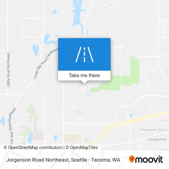 Jorgenson Road Northeast map
