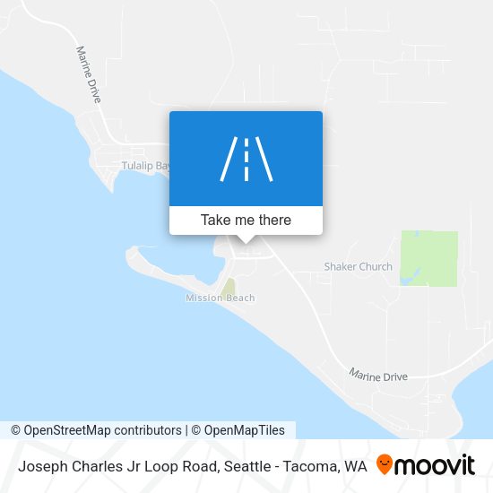 Mapa de Joseph Charles Jr Loop Road