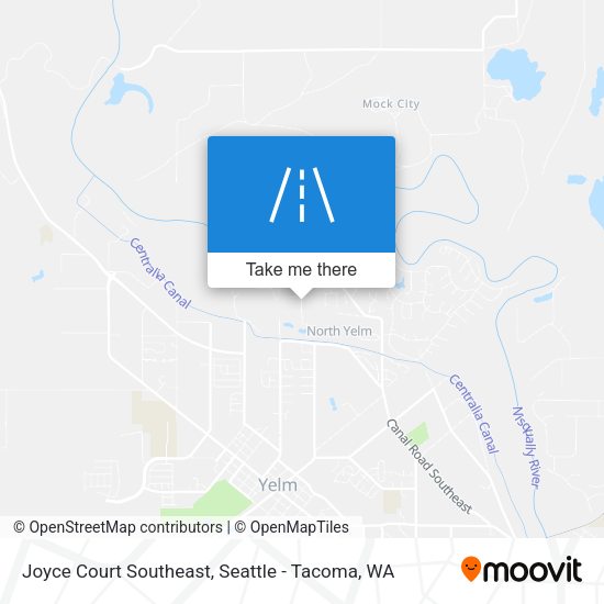 Mapa de Joyce Court Southeast