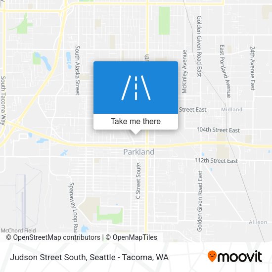 Mapa de Judson Street South