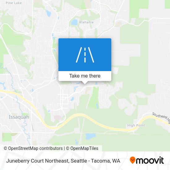 Mapa de Juneberry Court Northeast