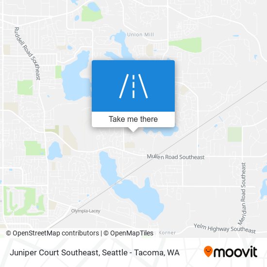 Juniper Court Southeast map