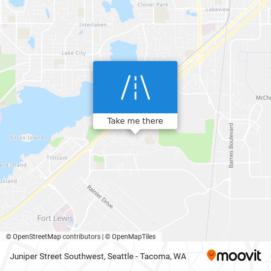 Mapa de Juniper Street Southwest