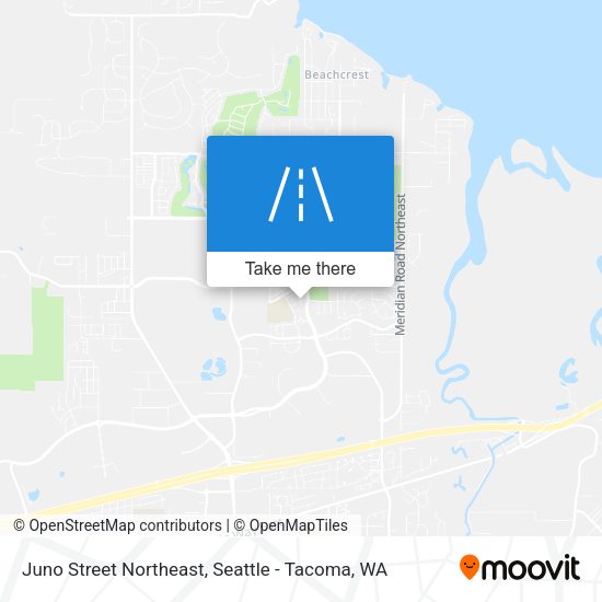 Juno Street Northeast map