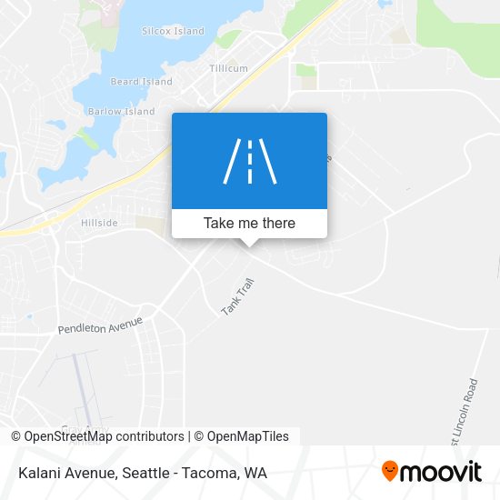 Kalani Avenue map