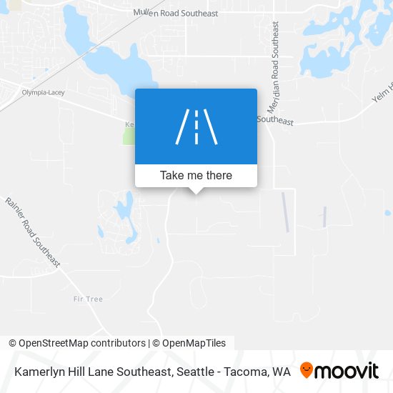 Mapa de Kamerlyn Hill Lane Southeast