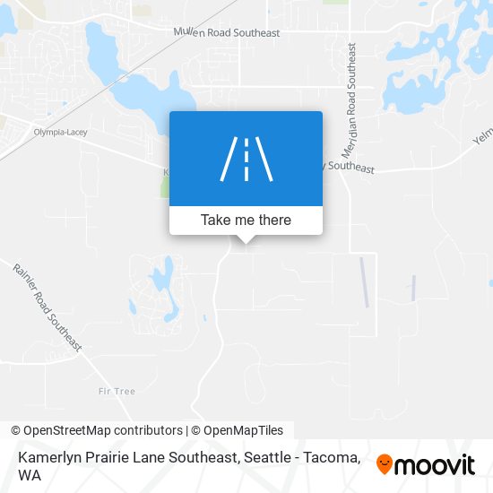 Mapa de Kamerlyn Prairie Lane Southeast