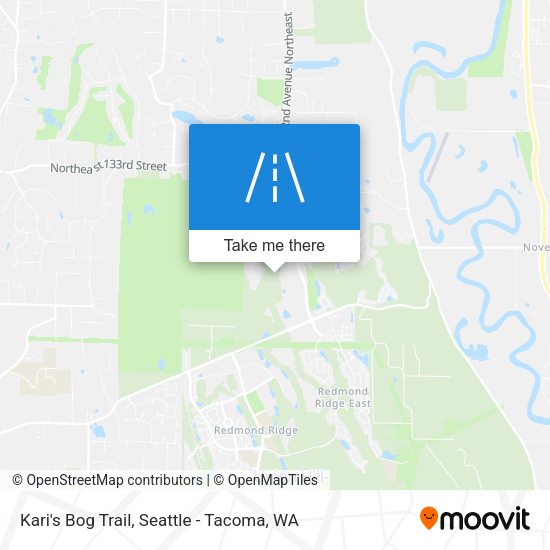 Kari's Bog Trail map