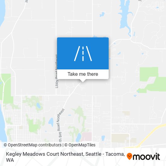 Kegley Meadows Court Northeast map