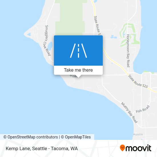 Kemp Lane map