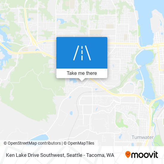 Mapa de Ken Lake Drive Southwest