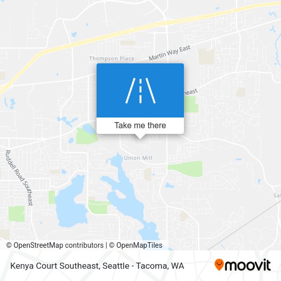 Mapa de Kenya Court Southeast