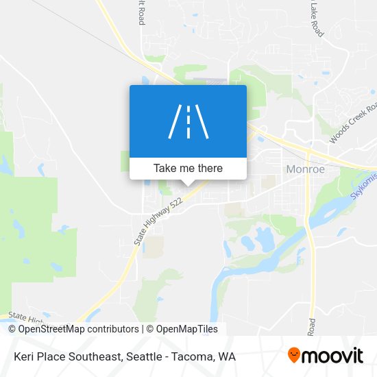 Keri Place Southeast map