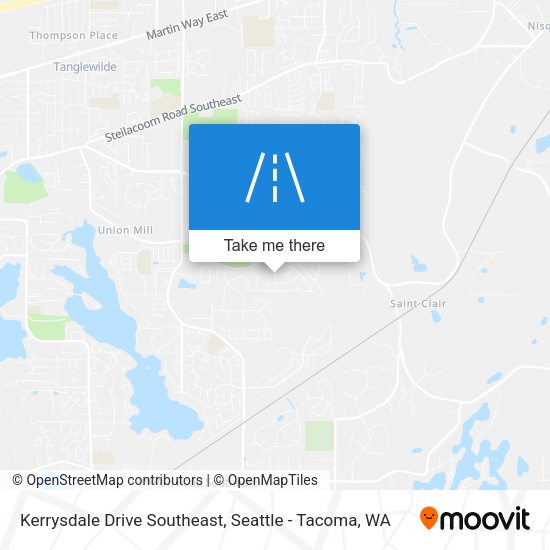 Kerrysdale Drive Southeast map