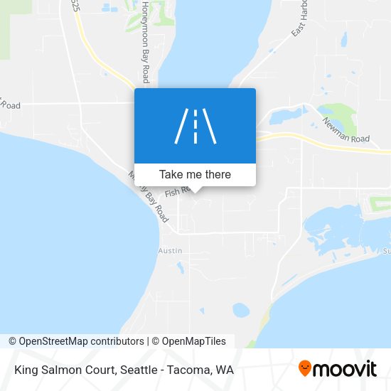 King Salmon Court map