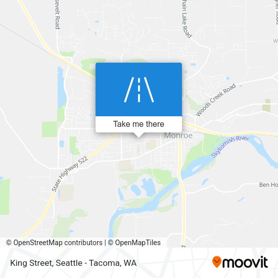 King Street map