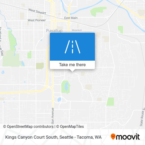 Kings Canyon Court South map