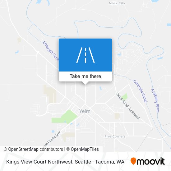 Mapa de Kings View Court Northwest