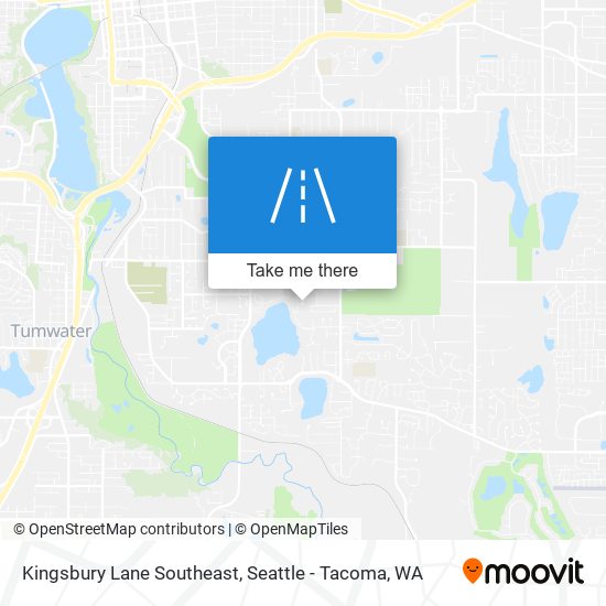 Mapa de Kingsbury Lane Southeast