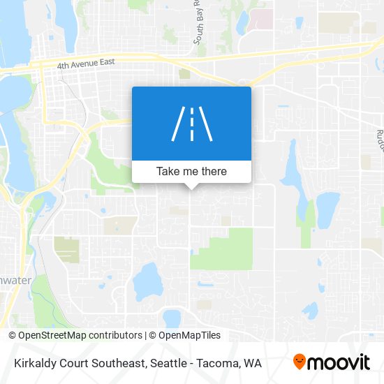 Mapa de Kirkaldy Court Southeast