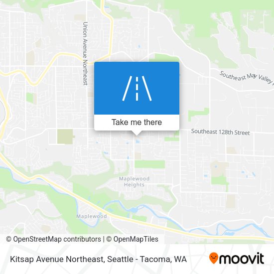 Kitsap Avenue Northeast map