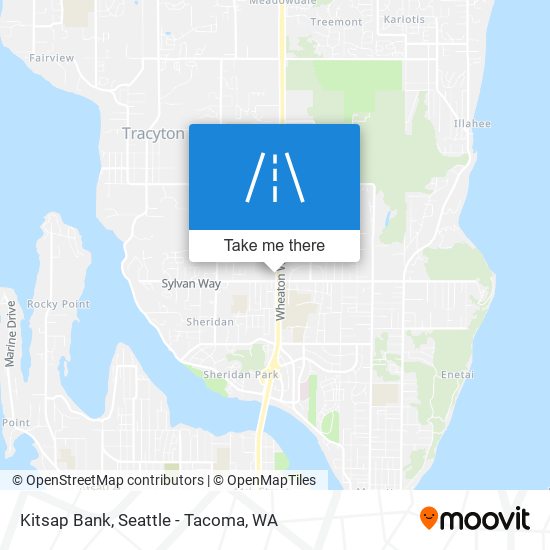 Kitsap Bank map