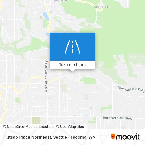 Mapa de Kitsap Place Northeast
