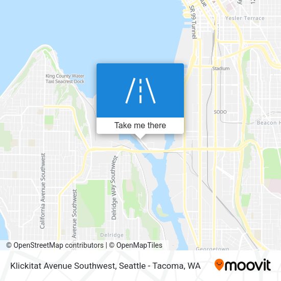 Mapa de Klickitat Avenue Southwest