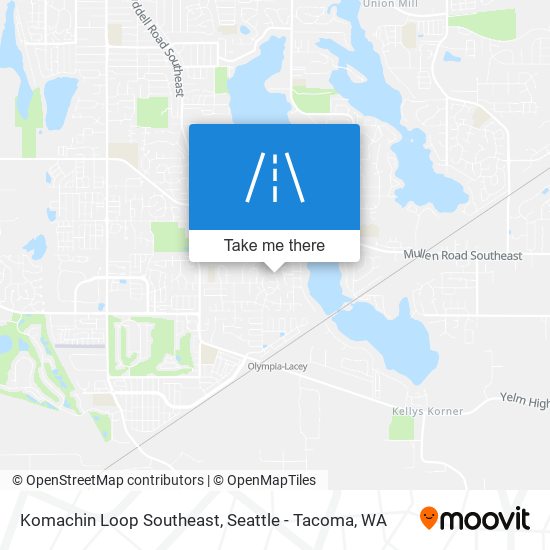 Komachin Loop Southeast map