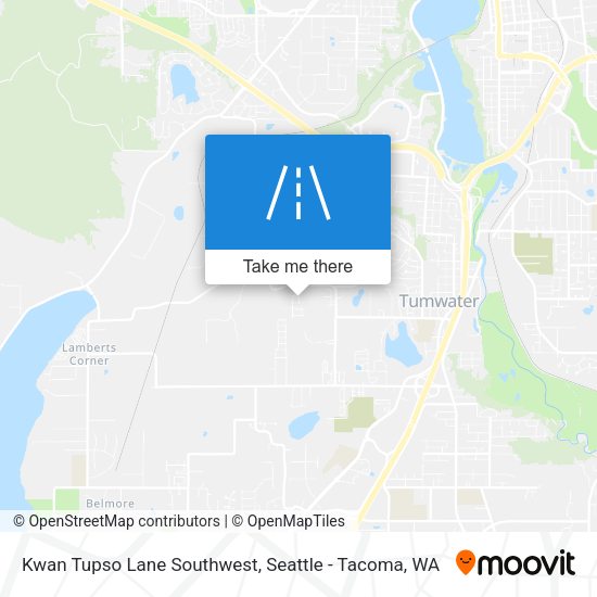 Mapa de Kwan Tupso Lane Southwest
