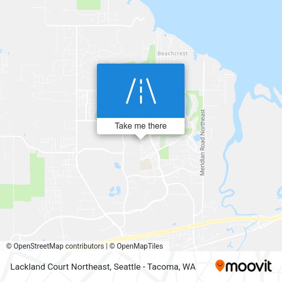 Mapa de Lackland Court Northeast