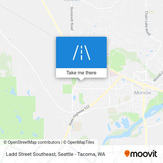 Ladd Street Southeast map