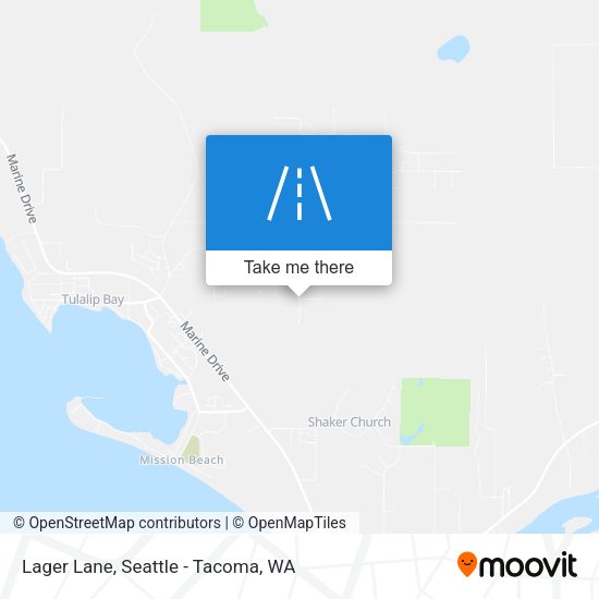 Mapa de Lager Lane