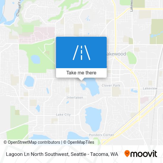Mapa de Lagoon Ln North Southwest