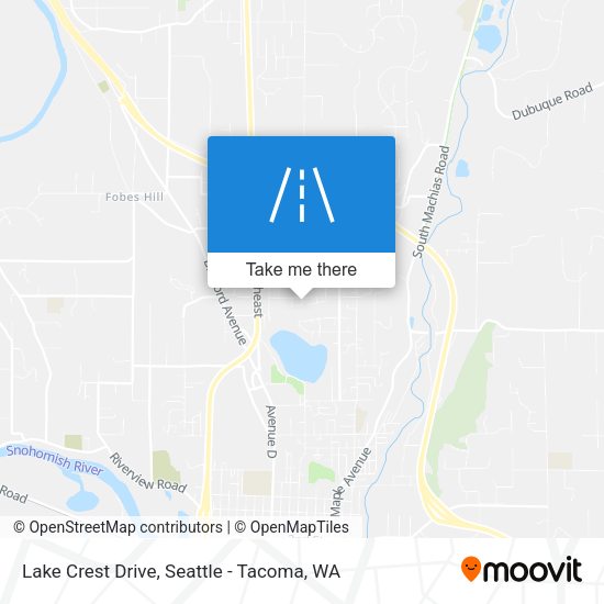 Mapa de Lake Crest Drive