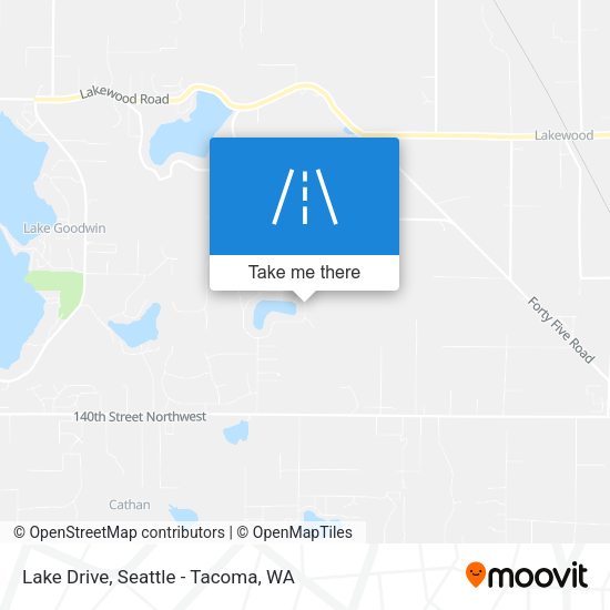 Lake Drive map
