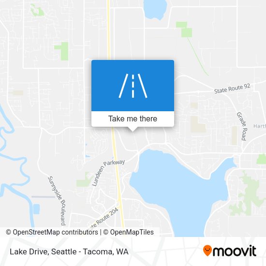 Lake Drive map
