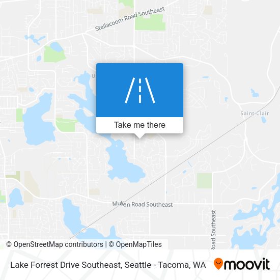 Lake Forrest Drive Southeast map