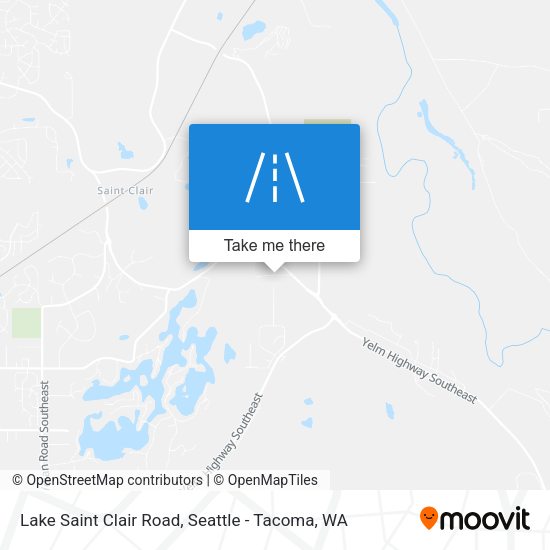 Mapa de Lake Saint Clair Road