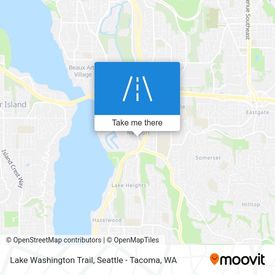 Lake Washington Trail map