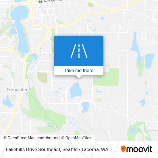 Mapa de Lakehills Drive Southeast