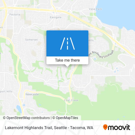 Mapa de Lakemont Highlands Trail