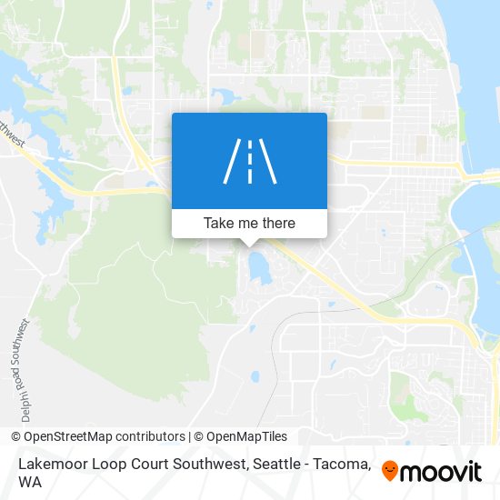 Lakemoor Loop Court Southwest map