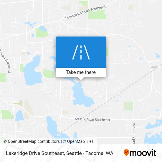 Mapa de Lakeridge Drive Southeast