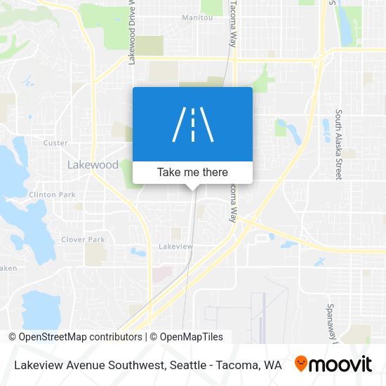 Lakeview Avenue Southwest map
