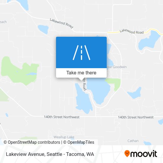 Lakeview Avenue map