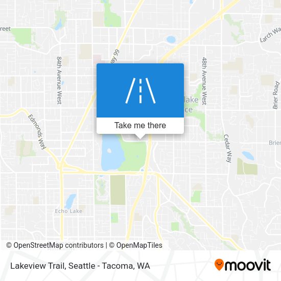 Mapa de Lakeview Trail
