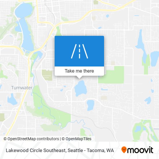 Mapa de Lakewood Circle Southeast