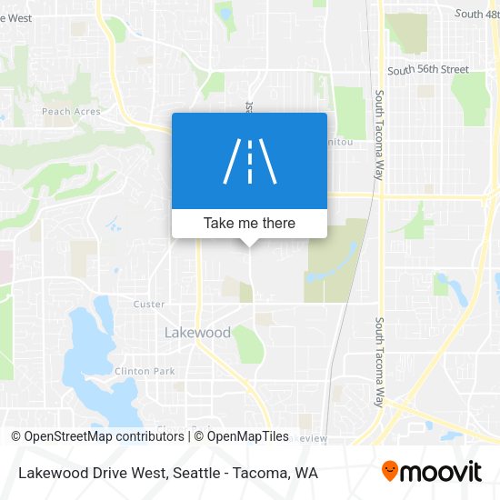 Mapa de Lakewood Drive West